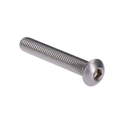 Nerezová skrutka (M10x60mm) polguľatá  hlava, imbus, DIN7380 /AISI316 /A4 Nerezová skrutka (M10x60mm) polguľatá  hlava, imbus, DIN7380 /AISI316 /A4